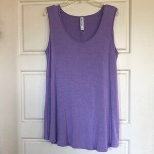 Sleeveless Lavender Tunic - size Small